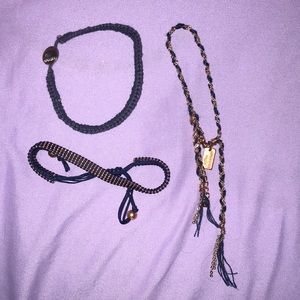 American Eagle Outfitters Jewelry - 🍉American Eagle blue and gold wrap bracelet set American Eagle Outfitters Jewelry - 🍉American Eagle blue and gold wrap bracelet set
